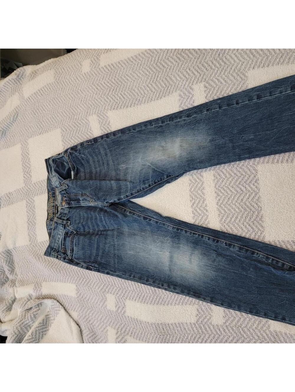 American Eagle Men's Blue and Navy Jeans